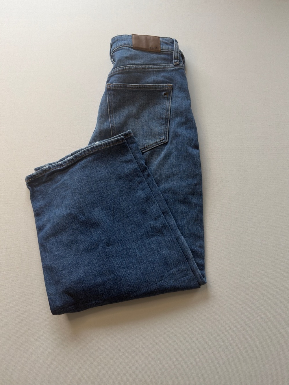 EUC Women's Madewell Blue Jean 27x23" Inseam Curvy Slim Wide Leg (KB7)